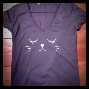 3/$25 Cat V-neck